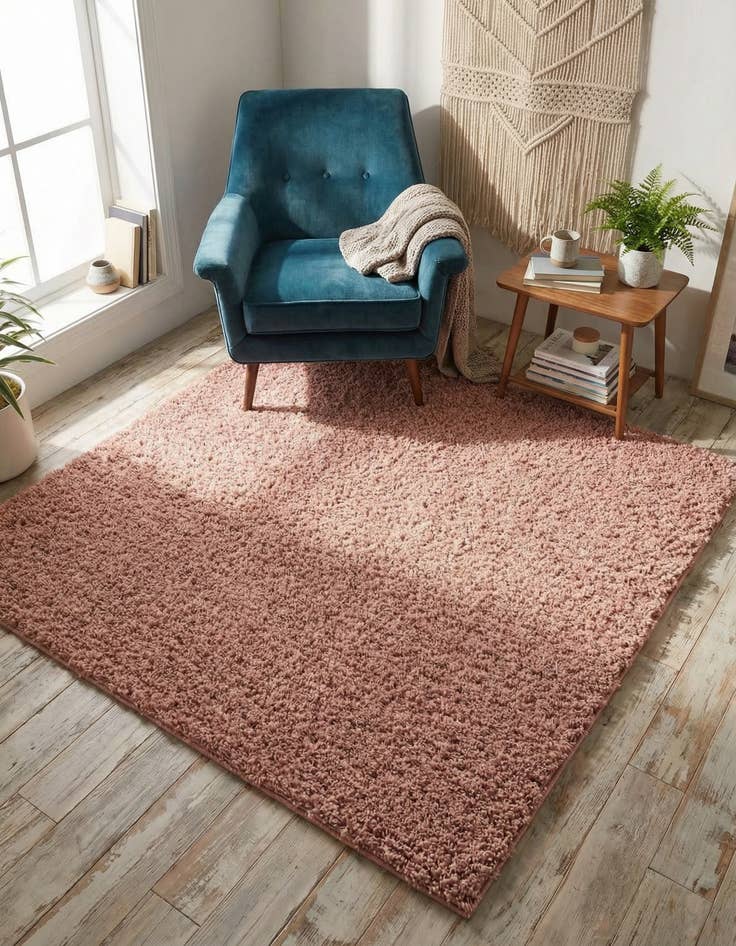 Detail image of 5' x 5' Everyday Shag Square Rug