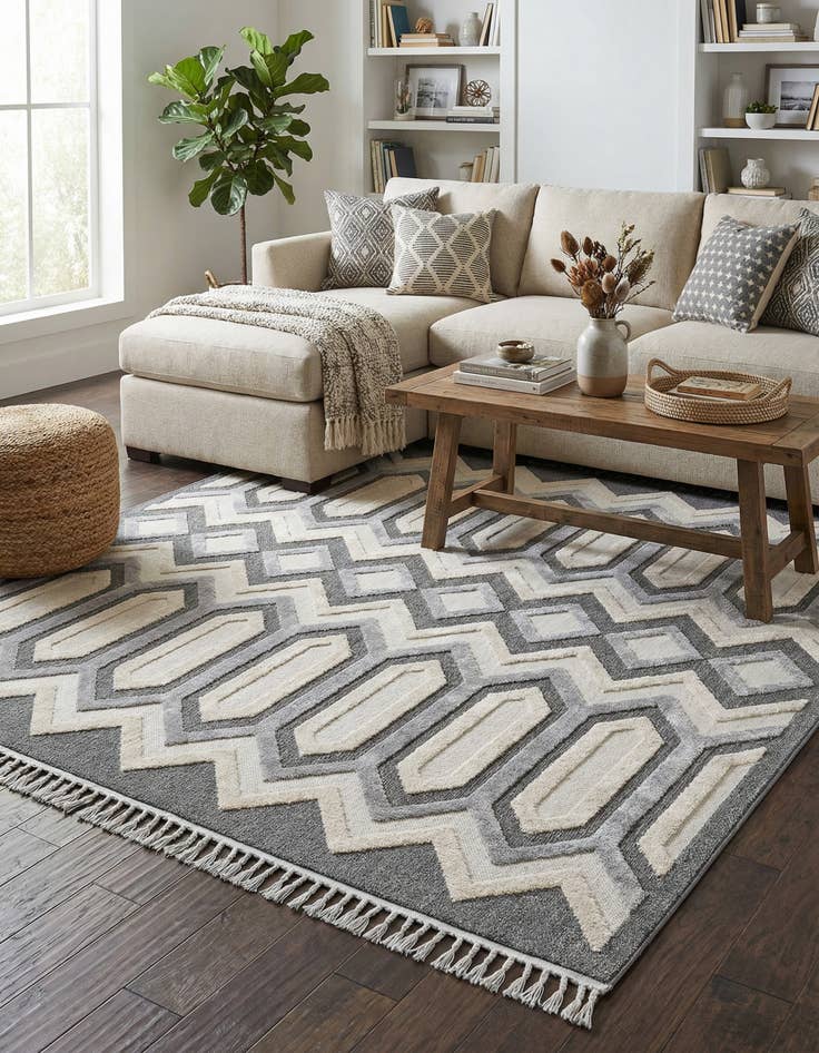 Detail image of 9' 10 x 9' 10 Arlo Square Rug