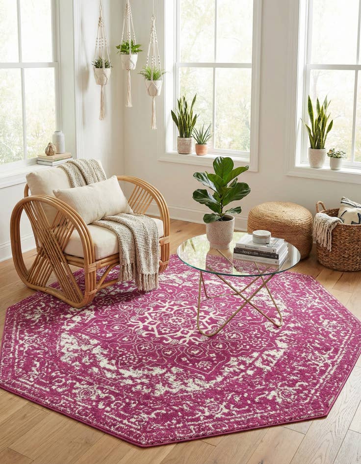 Detail image of 7' 10 x 7' 10 Arlington Octagon Rug