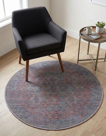 3' 3 x 3' 3 Washable Sisu Round Rug