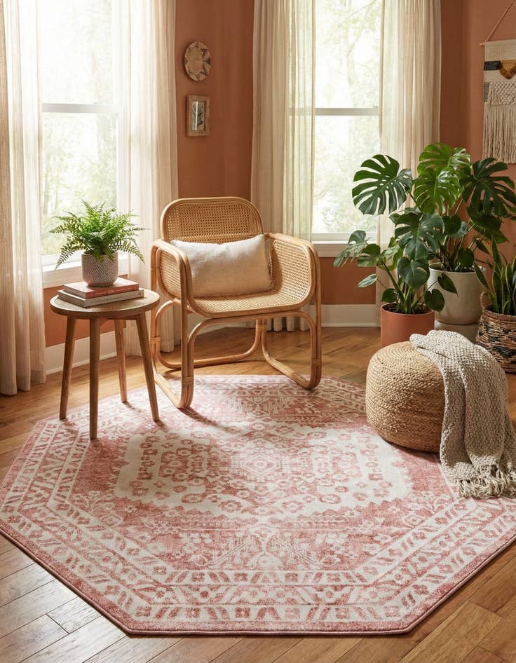 Detail image of 7' x 7' Oxford Octagon Rug