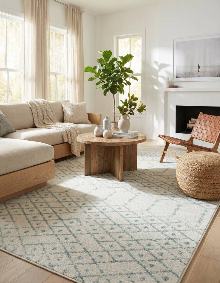 Detail image of 9' x 12' Paxon Trellis Rug