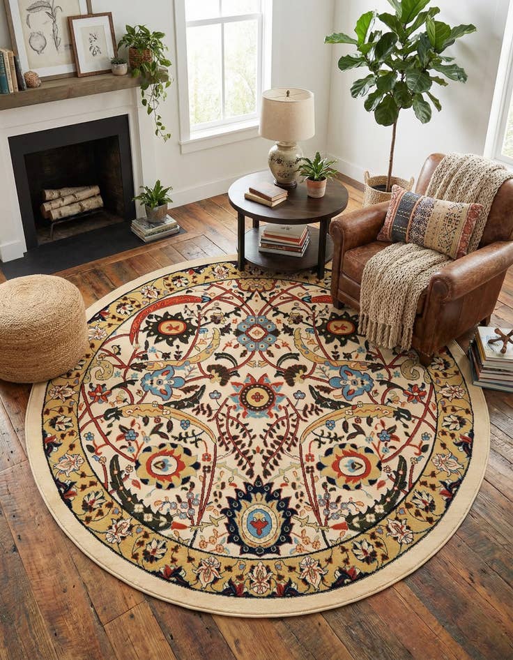 Detail image of  7' 10 x 7' 10 Neda Round Rug