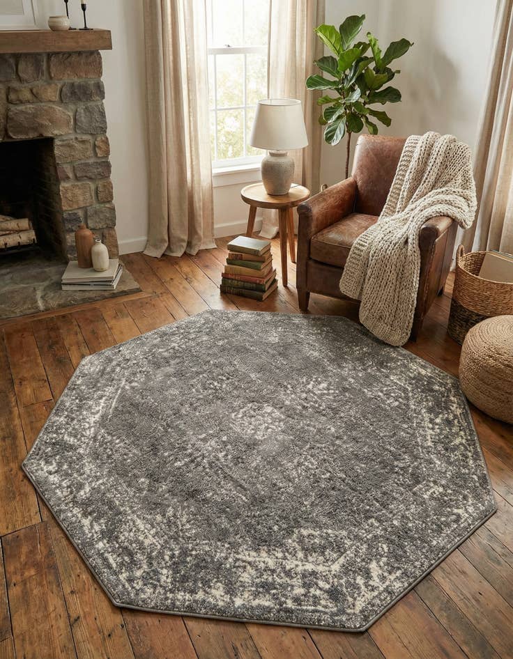 Detail image of  5' 3 x 5' 3 Monte Carlo Octagon Rug