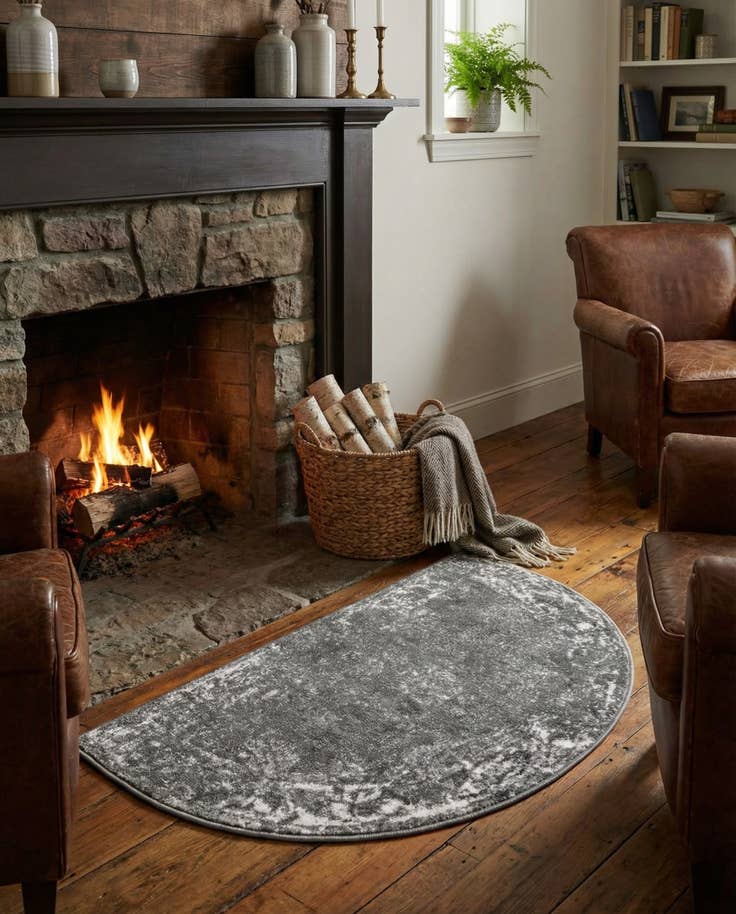Detail image of 2' 2 x 3' 7 Monte Carlo Hearth Rug