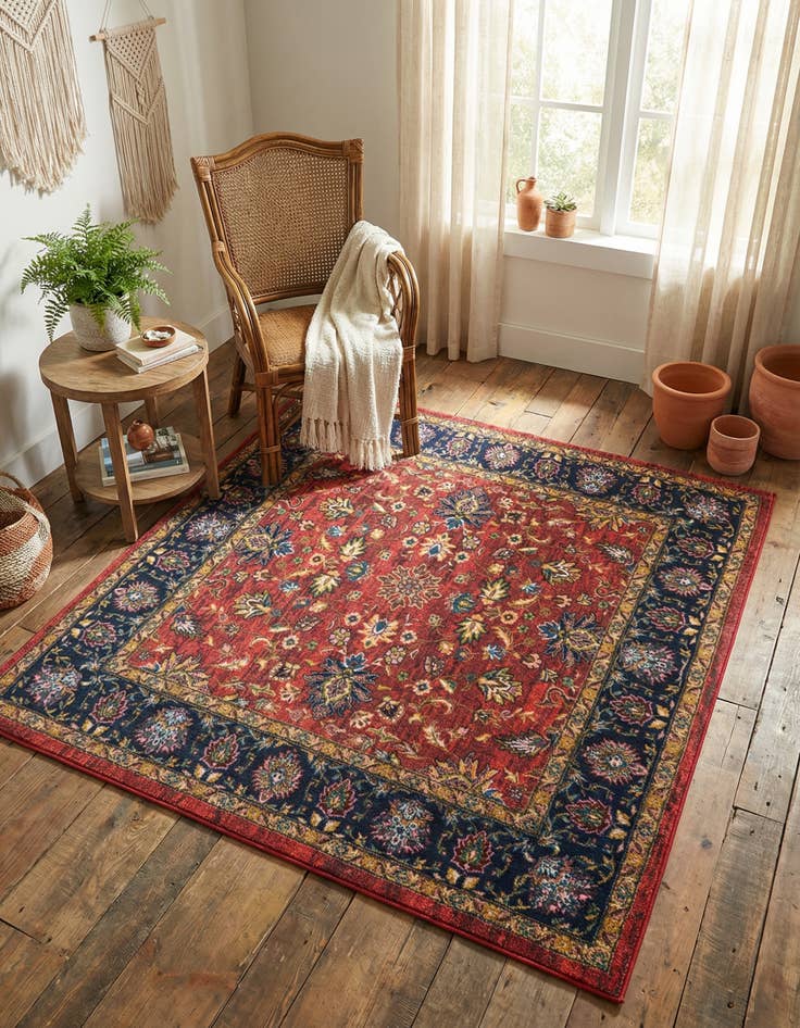 Detail image of 5' 3 x 5' 3 Medina Square Rug