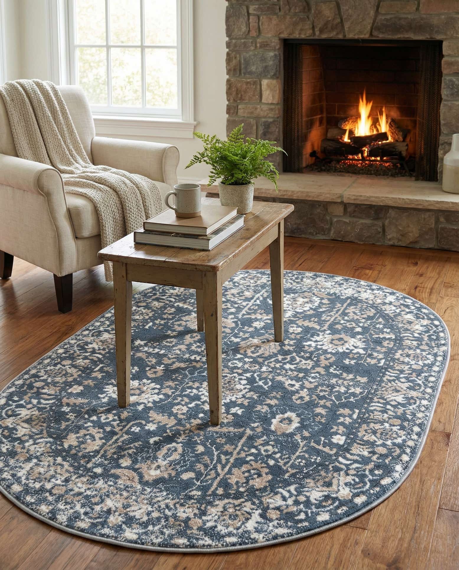 4' x 6' Oregon Oval Rug