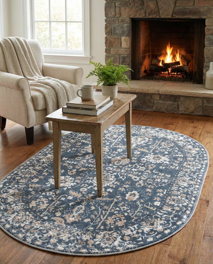 Detail image of 4' x 6' Oregon Oval Rug