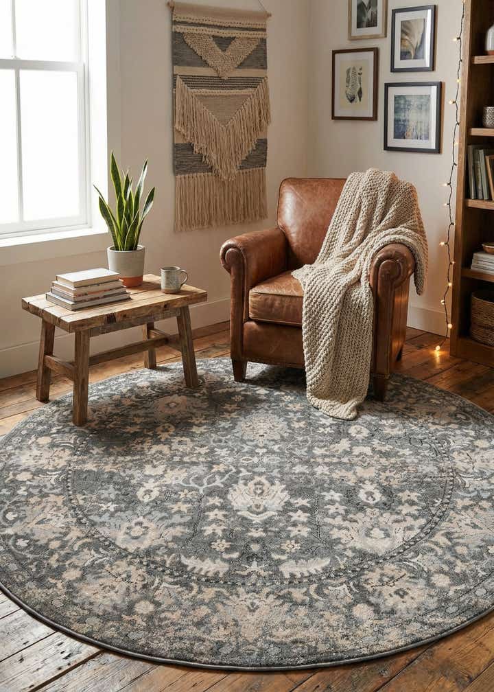 7' x 7' Oregon Round Rug