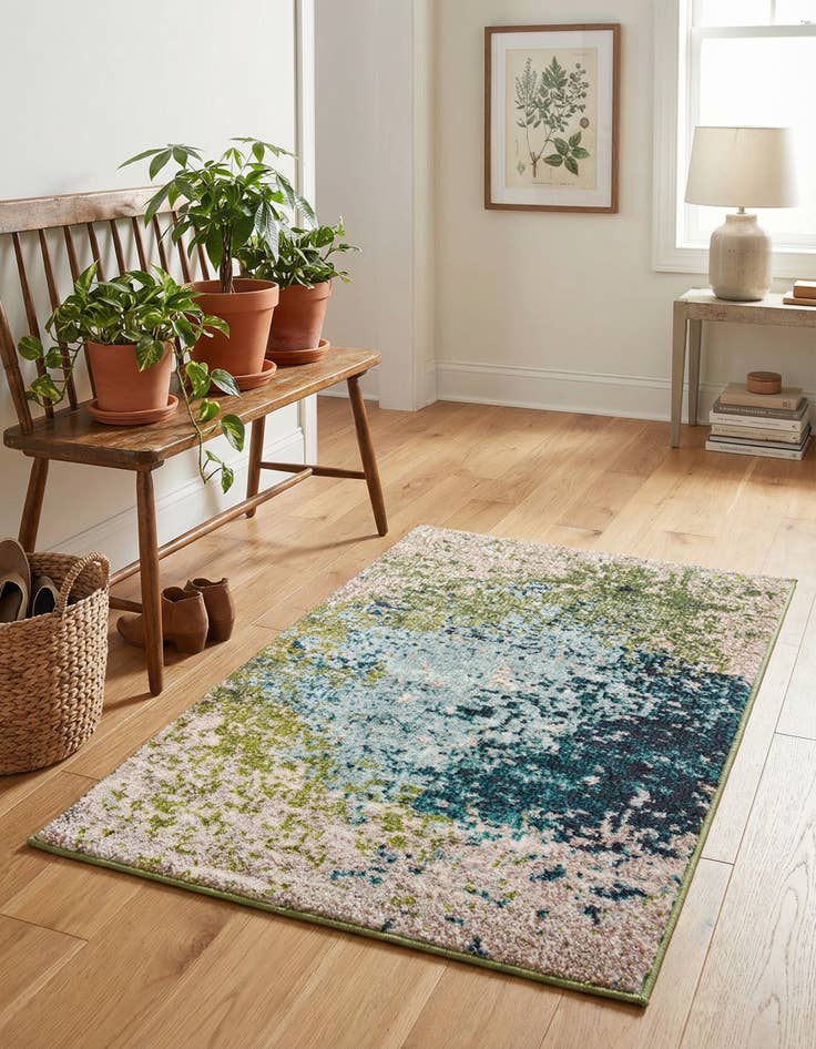 Detail image of 2' 2 x 3' Washable Hyacinth Rug