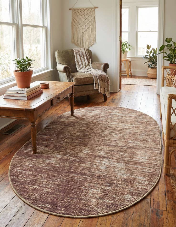 Detail image of 3' 6 x 5' 6 Asha Oval Rug