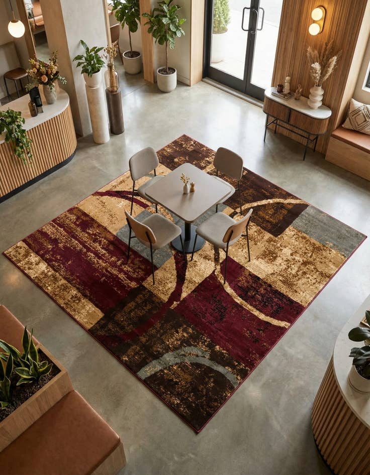 Detail image of 7' x 7' Cafe Square Rug