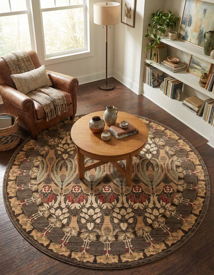 Detail image of 8' x 8' Kensington Round Rug