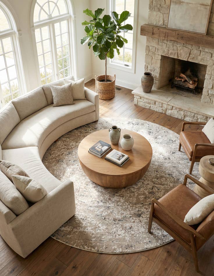 Detail image of 13' x 13' Oregon Round Rug