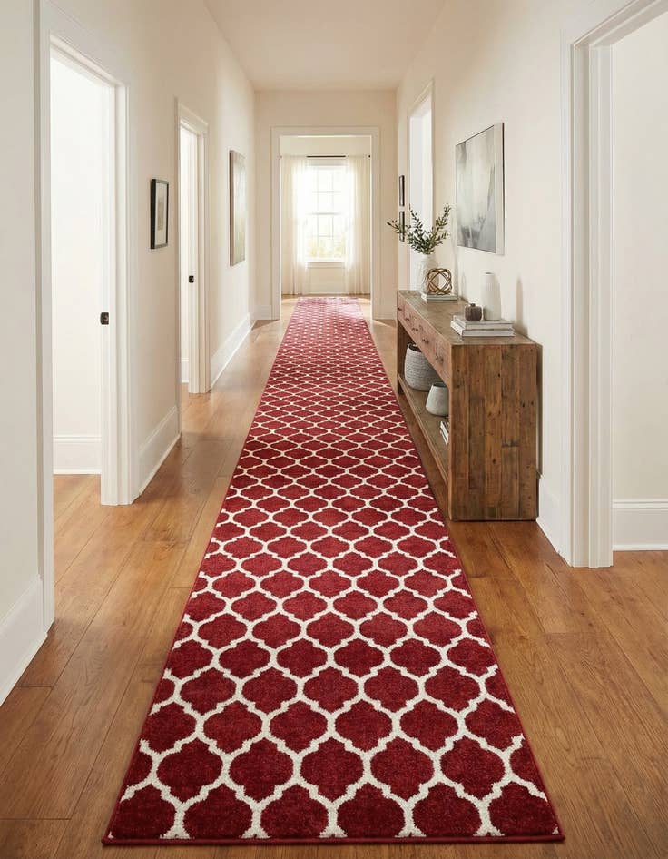 Detail image of 2' 7 x 19' 8 Lattice Runner Rug
