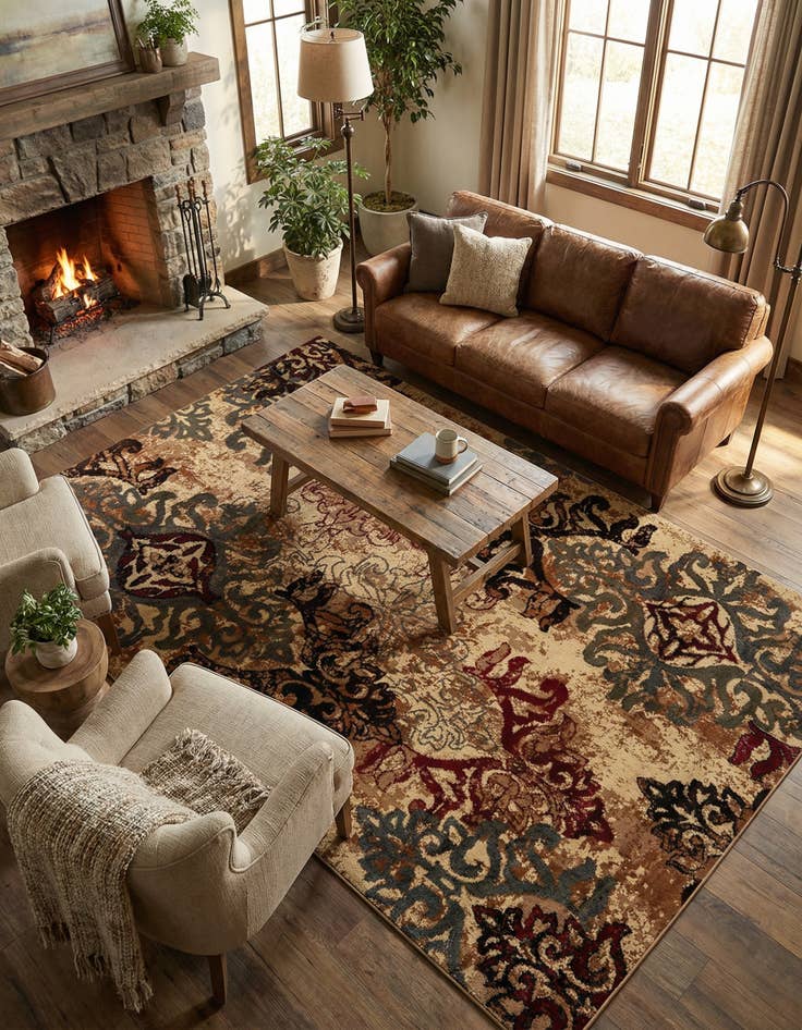 Detail image of 7' x 10' Coffee Shop Rug