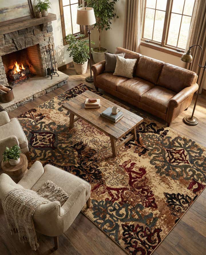 7' x 10' Coffee Shop Rug