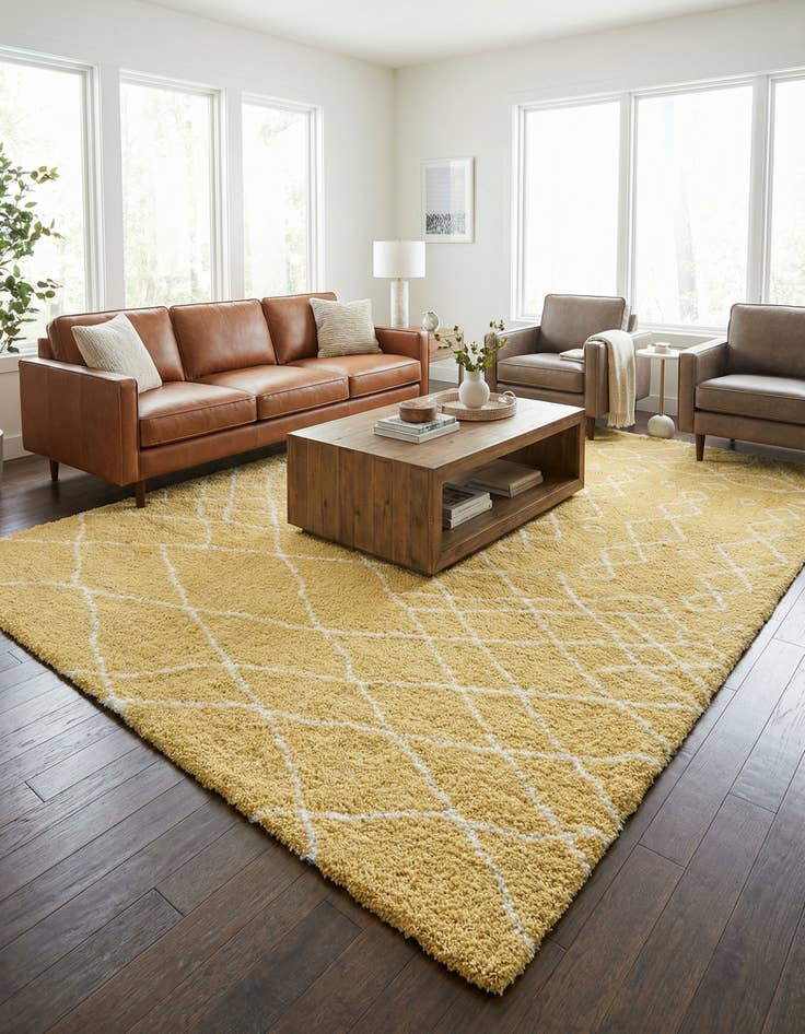 Detail image of 9' x 12' 2 Marrakesh Shag Rug