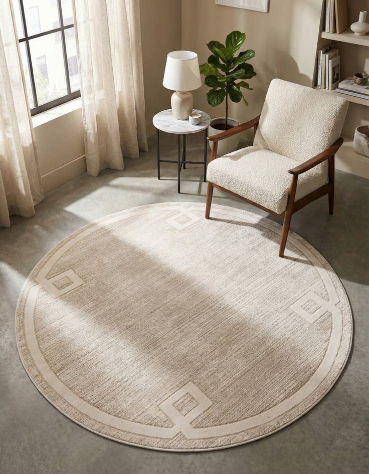Detail image of 5' 3 x 5' 3 Uptown Lenox Hill Round Rug