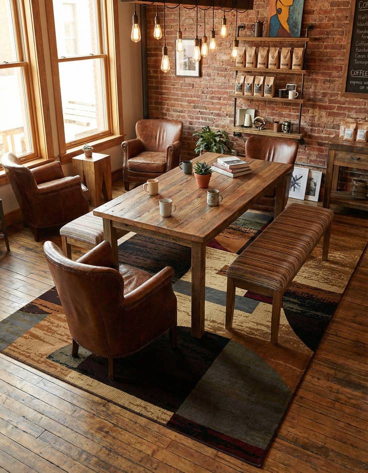 Detail image of 6' x 9' Cafe Rug