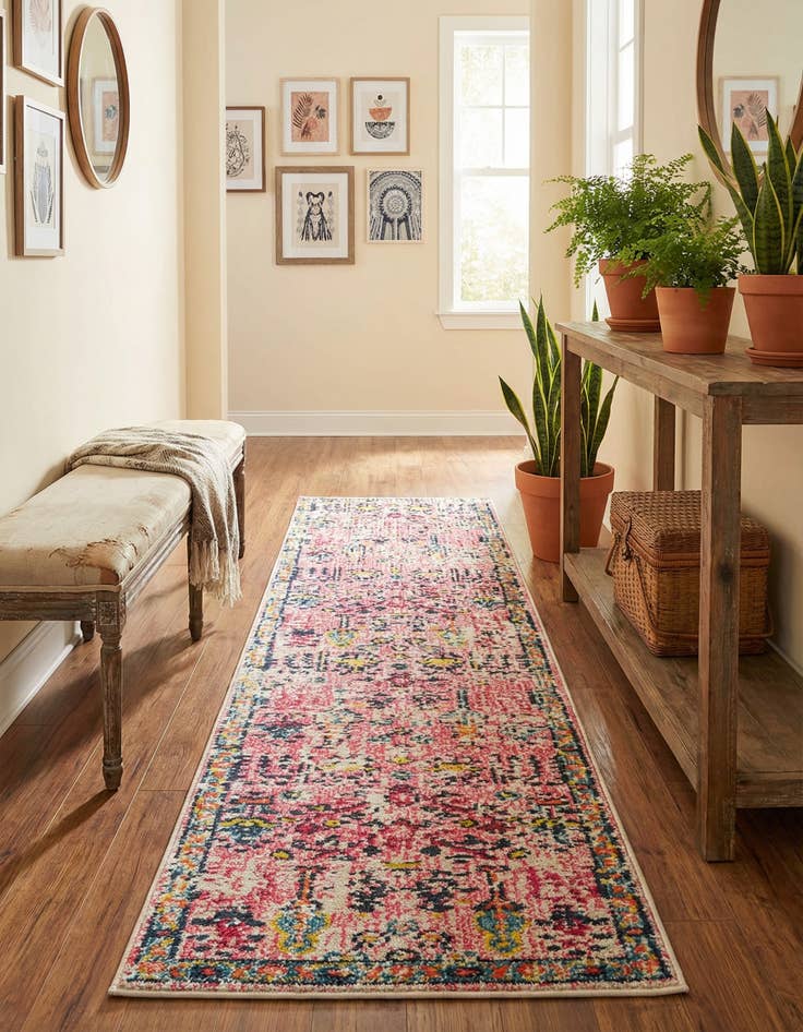 Detail image of 2' x 8' Washable El Paso Runner Rug