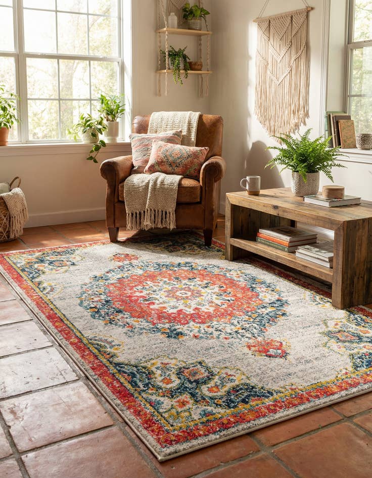 Detail image of 5' 3 x 8' Madeline Rug