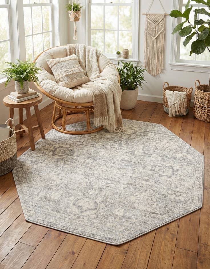 Detail image of 5' x 5' Lola Octagon Rug