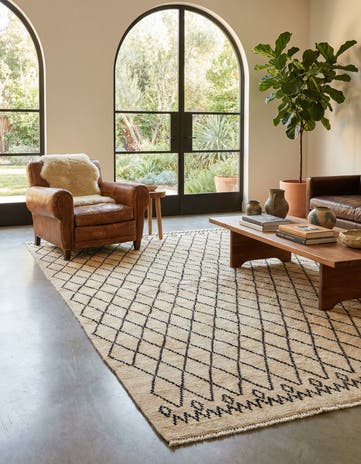 5' 2 x 7' 5 Hand Knotted Darya Wool Rug