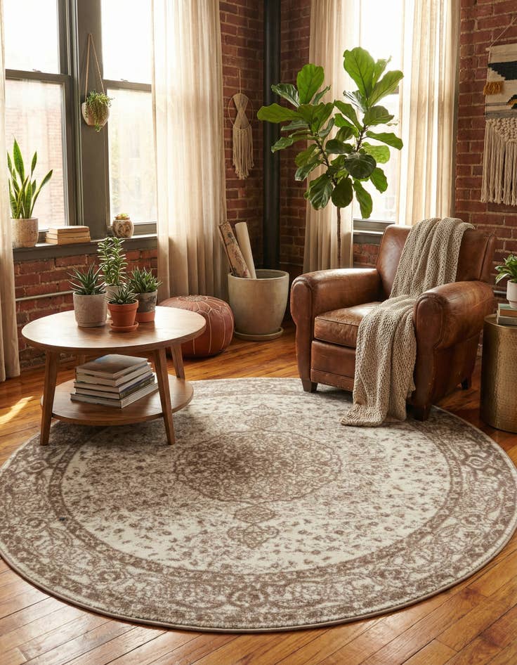 Detail image of  5' x 5' Dover Round Rug