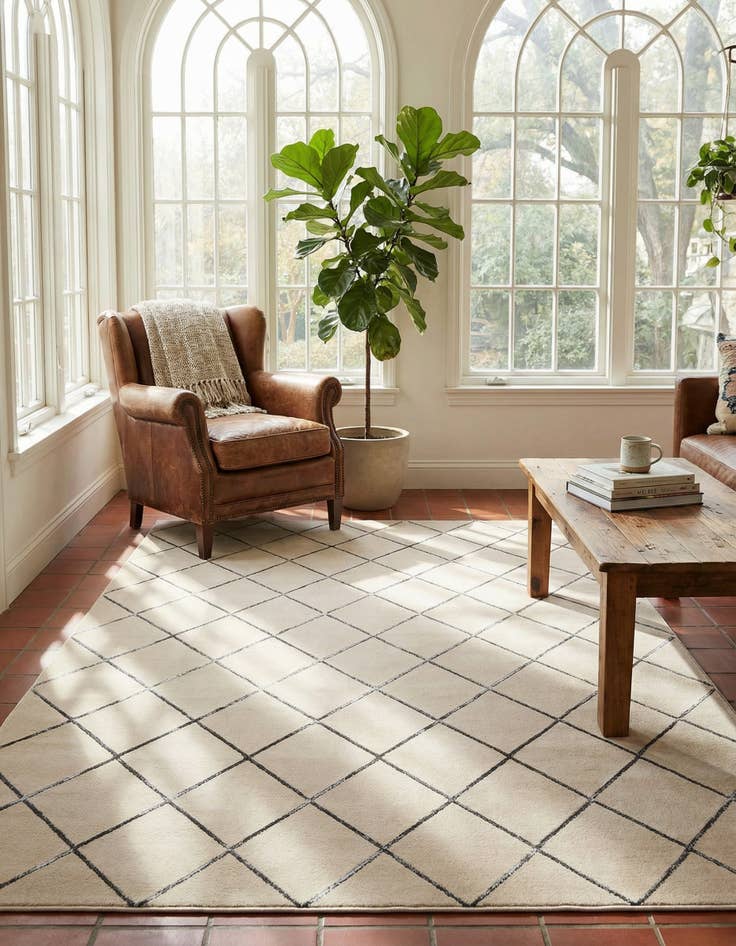 Detail image of 7' 10 x 10' Vogue Geo Rug