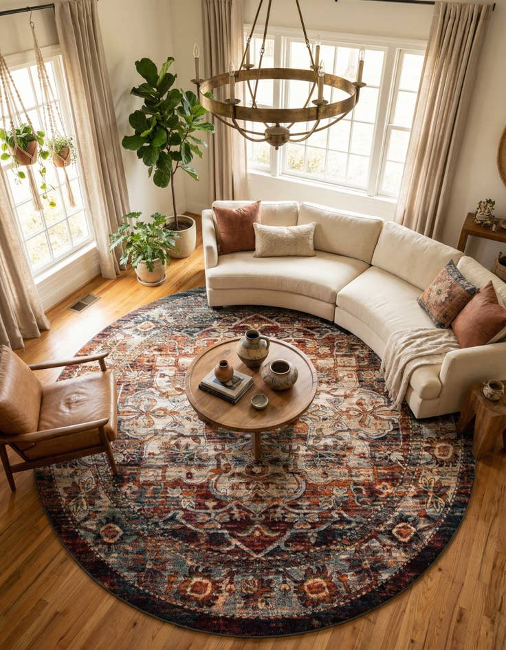 Detail image of 10' x 10' Isabella Round Rug