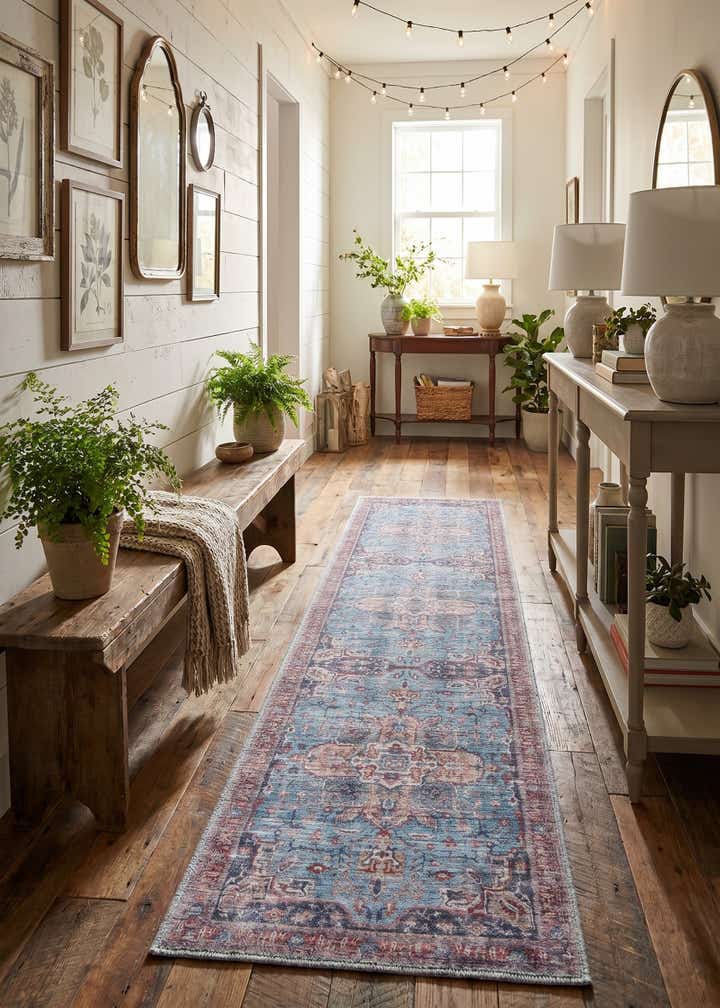 2' x 8' Washable Maahru Runner Rug