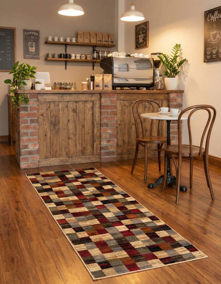 Detail image of 2' x 5' Coffee Shop Runner Rug