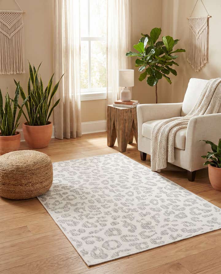 3' x 5' 3 Easy-Clean Safari Indoor / Outdoor Rug