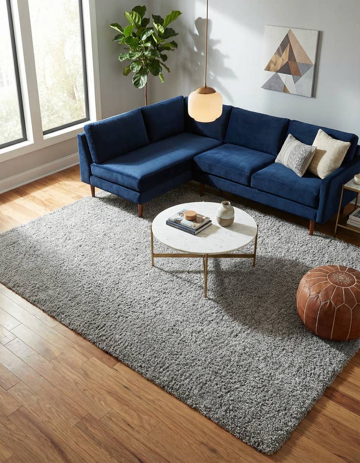 Detail image of  8' 8 x 12' Zermatt Shag Rug