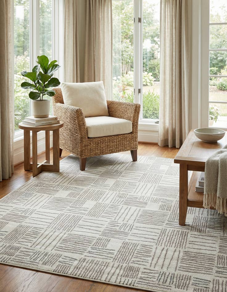 Detail image of 7' 10 x 7' 10 Hanahan Square Rug