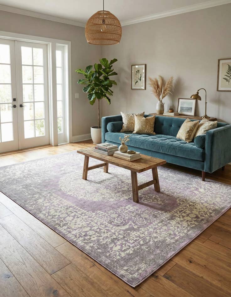 Detail image of  9' x 12' 2 Modern Classical Rug