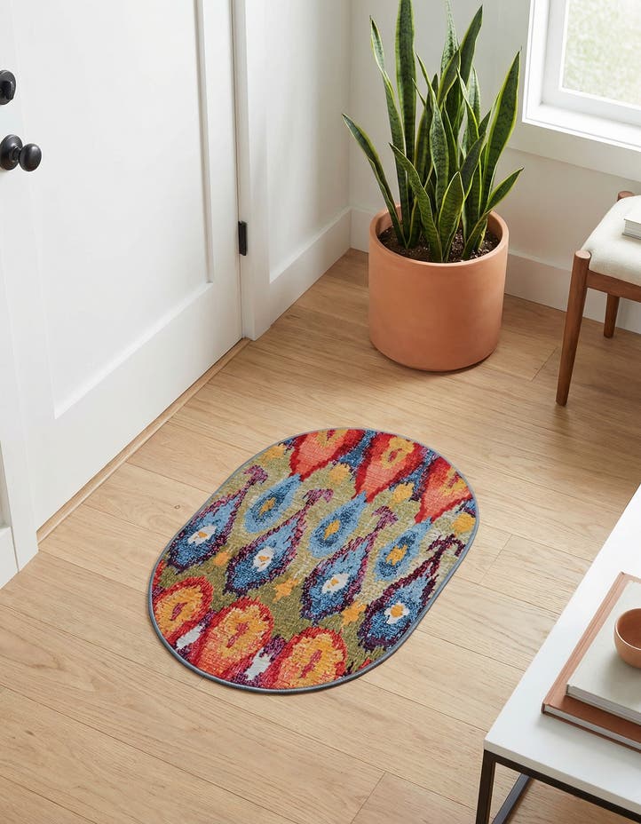 2' 2 x 3' Easy-Clean Modern Indoor / Outdoor...