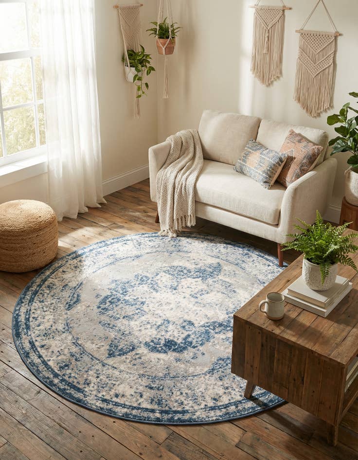 Detail image of 5' 3 x 5' 3 Monte Carlo Round Rug