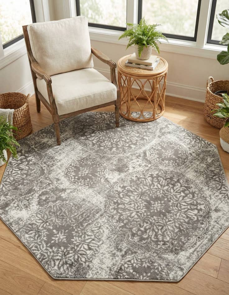 Detail image of 6' 1 x 6' 1 Monaco Octagon Rug