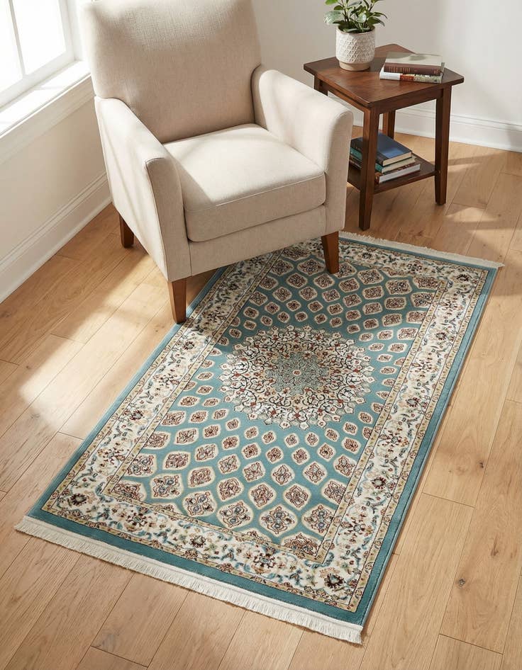 Detail image of 3' x 5' Nain Design Rug