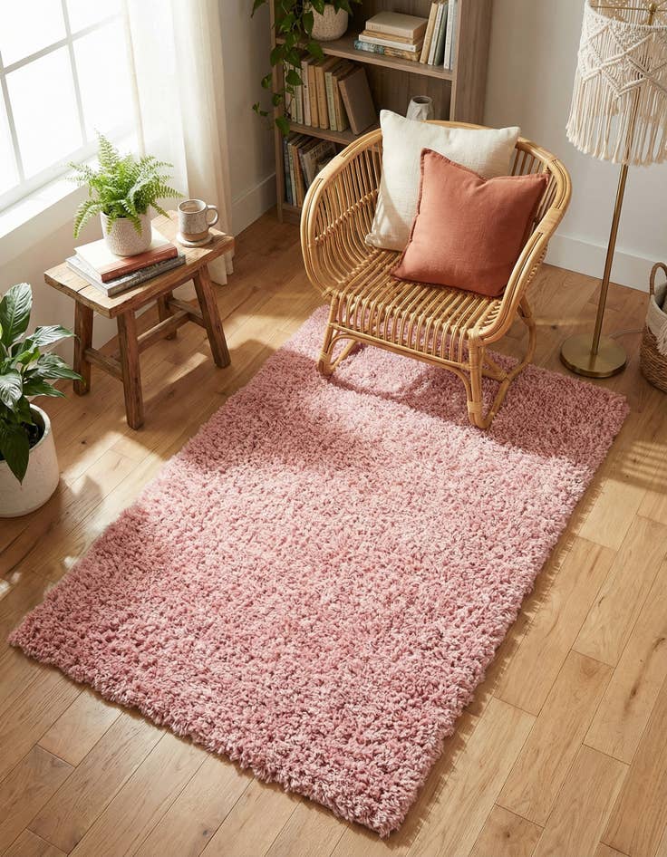 Detail image of 3' 2 x 5' 2 Zermatt Shag Rug