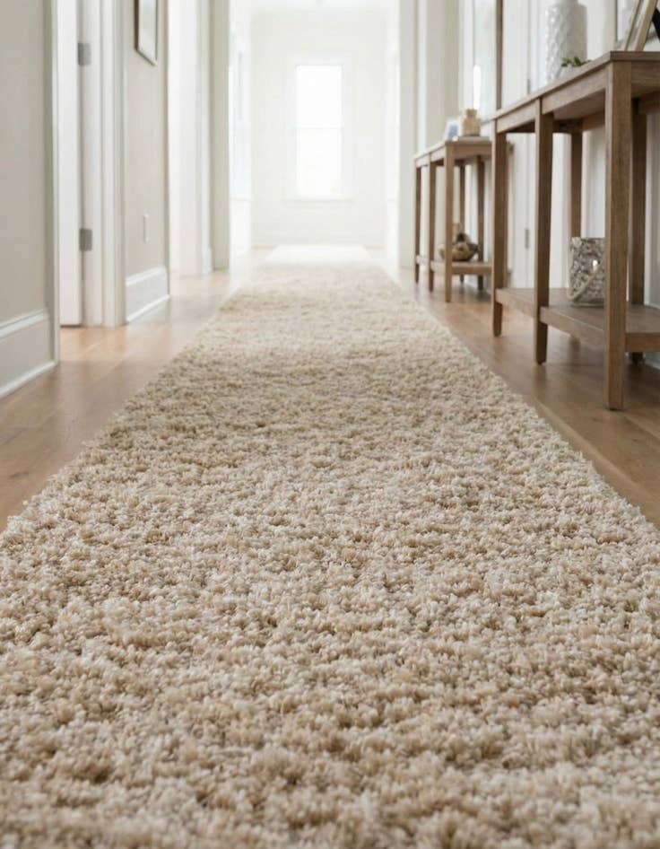 Detail image of 2' 6 x 19' 8 Everyday Shag Runner Rug