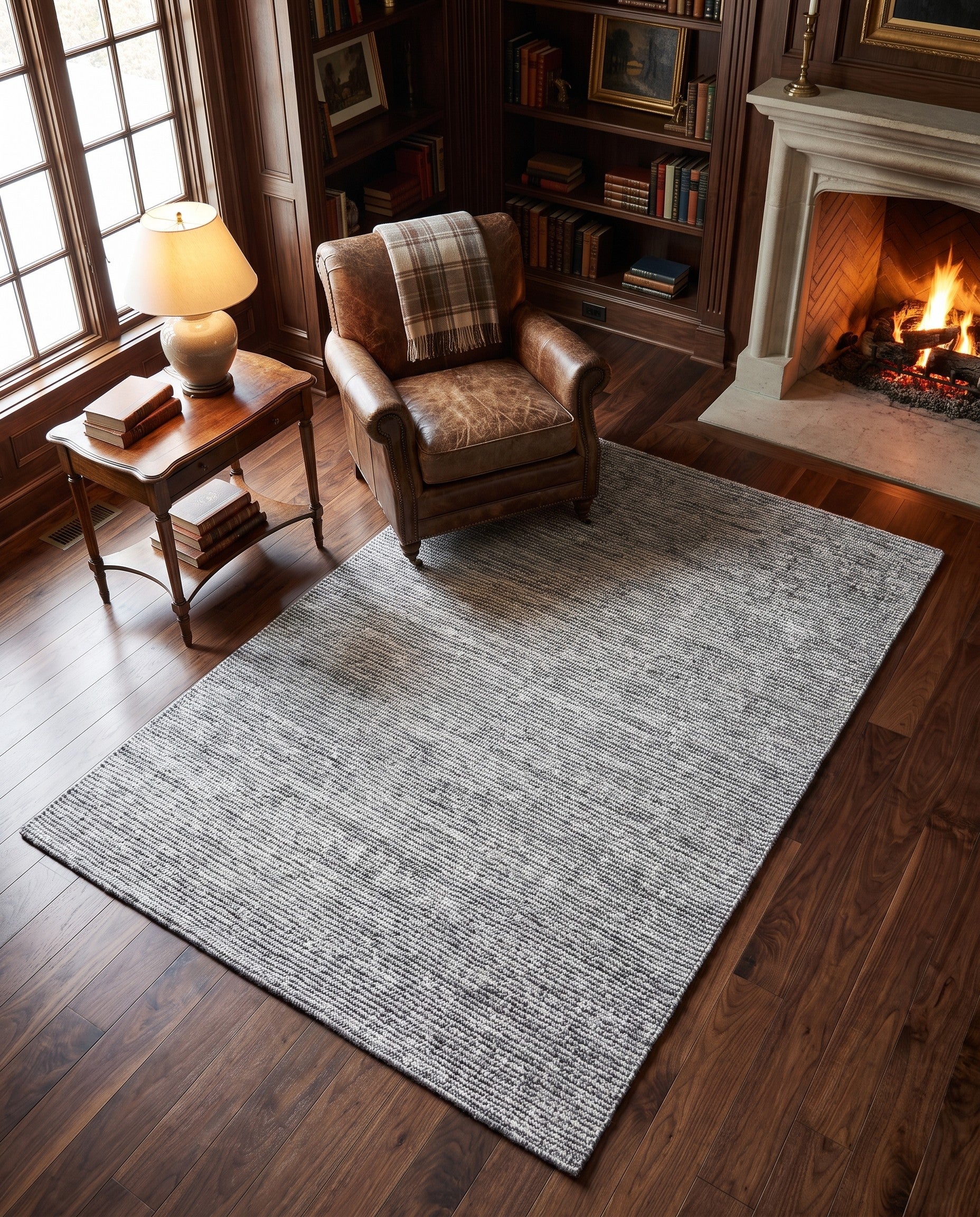 5' 1 x 7' 1 Hand Woven Jill Zarin English Manor Wool Rug