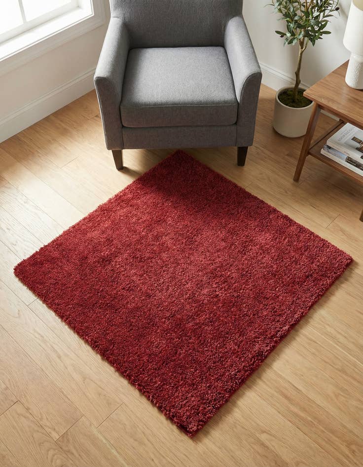 Detail image of 3' x 3' Zermatt Shag Square Rug