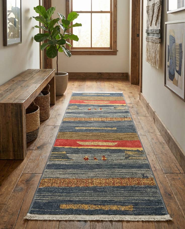 Detail image of 2' x 6' Kashkuli Gabbeh Runner Rug