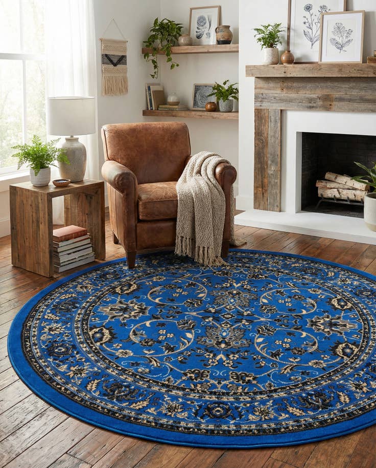 Detail image of 6' x 6' Yasmin Round Rug