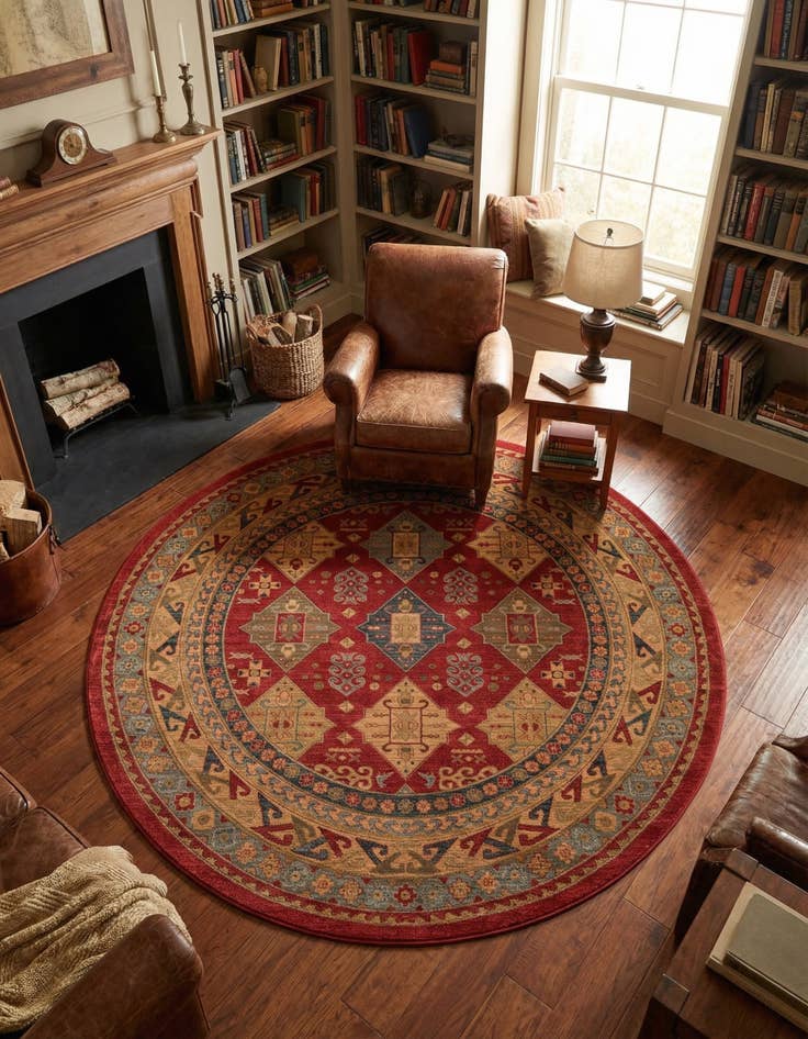 Detail image of 8' x 8' Sara Round Rug