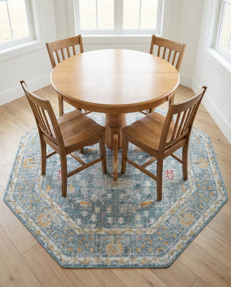 Vue détaillée : 185cm x 185cm Paragon Tapis Octogone
