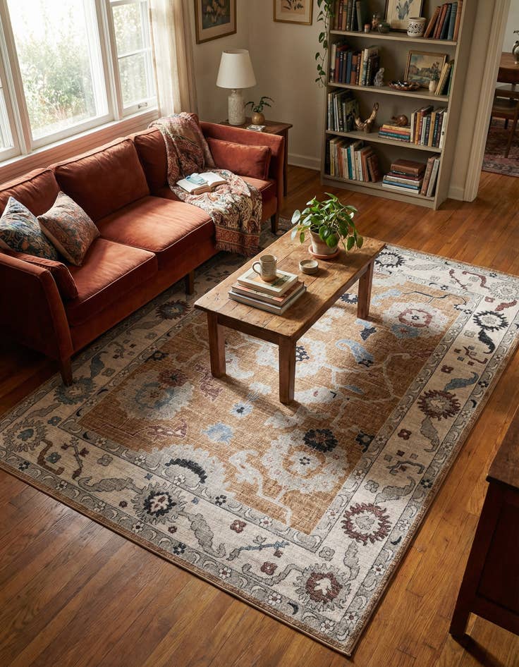 Detail image of 7' 10 x 10' Eco Traditional Rug